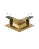 Угловой элемент трека HIDE SHINE PRIME для ГКЛ 12,5мм потолок-потолок 90° 48V DC Сатин. лат. алюмини Угловой элемент трека HIDE SHINE PRIME для ГКЛ 12,5мм потолок-потолок 90° 48V DC Сатин. лат. алюмини