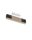 Электрический коннектор прямой для трека BASE SHINE PRIME 48V DC IP20 Шампань