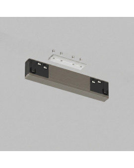 Электрический коннектор прямой для трека BASE SHINE PRIME 48V DC IP20 Темный никель