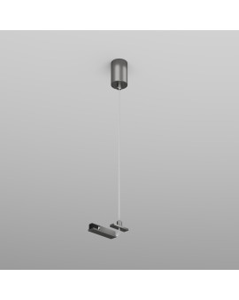 TR5717-DN Подвод питания для подвесного монтажа трека SHINE BASE, 48V DC, IP20, 2м, темный никель, алюминий