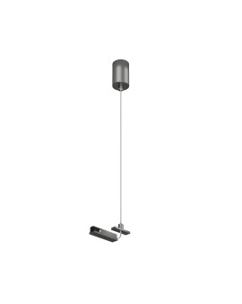 TR5717-DN Подвод питания для подвесного монтажа трека SHINE BASE, 48V DC, IP20, 2м, темный никель, алюминий