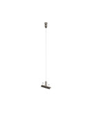 TR5718-DN Механический подвес для трека SHINE BASE, 48V DC, IP20, 2м, темный никель, алюминий