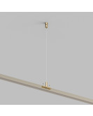 TR5718-SB Механический подвес для трека SHINE BASE, 48V DC, IP20, 2м, сатинированная латунь, алюминий TR5718-SB Механический подвес для трека SHINE BASE, 48V DC, IP20, 2м, сатинированная латунь, алюминий