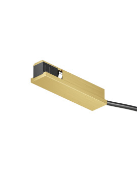 TR5721-SB Подвод питания универсальный (середина/торец) для трека SHINE BASE, 48V DC, IP20, сатинированная латунь, алюминий