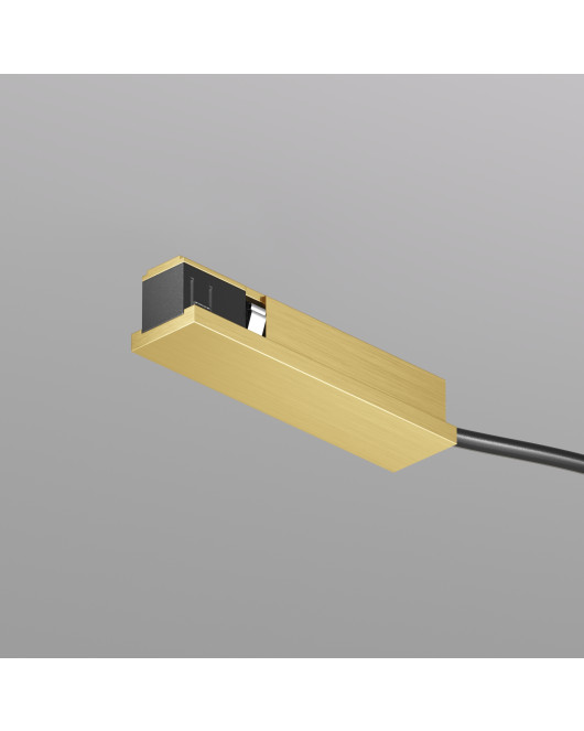 TR5721-SB Подвод питания универсальный (середина/торец) для трека SHINE BASE, 48V DC, IP20, сатинированная латунь, алюминий TR5721-SB Подвод питания универсальный (середина/торец) для трека SHINE BASE, 48V DC, IP20, сатинированная латунь, алюминий
