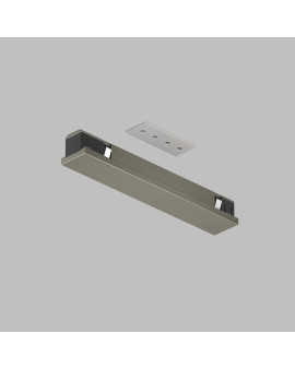 TR5722-DN Электрический коннектор прямой для трека SHINE BASE, 48V DC, IP20, темный никель, алюминий TR5722-DN Электрический коннектор прямой для трека SHINE BASE, 48V DC, IP20, темный никель, алюминий