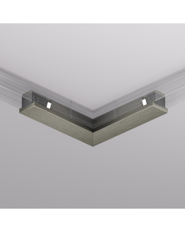 TR5723-DN Электрический коннектор для трека SHINE BASE 90° потолок-потолок, темный никель, алюминий
