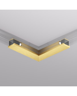 TR5723-SB Электрический коннектор для трека SHINE BASE 90° потолок-потолок, сатинированная латунь, алюминий TR5723-SB Электрический коннектор для трека SHINE BASE 90° потолок-потолок, сатинированная латунь, алюминий