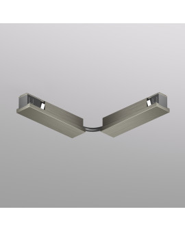 TR5724-DN Электрический коннектор для трека SHINE BASE 90° стена-потолок с поворотом трека под произвольным углом, темный никель, алюминий TR5724-DN Электрический коннектор для трека SHINE BASE 90° стена-потолок с поворотом трека под произвольным углом, темный никель, алюминий