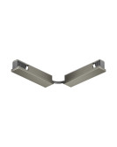 TR5724-DN Электрический коннектор для трека SHINE BASE 90° стена-потолок с поворотом трека под произвольным углом, темный никель, алюминий