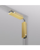 TR5724-SB Электрический коннектор для трека SHINE BASE 90° стена-потолок с поворотом трека под произвольным углом, сатинированная латунь, алюминий TR5724-SB Электрический коннектор для трека SHINE BASE 90° стена-потолок с поворотом трека под произвольным углом, сатинированная латунь, алюминий