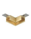 TR5731-SB Угловой элемент для трека SHINE BASE 90° потолок-потолок, сатинированная латунь, алюминий