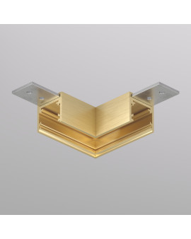 TR5731-SB Угловой элемент для трека SHINE BASE 90° потолок-потолок, сатинированная латунь, алюминий TR5731-SB Угловой элемент для трека SHINE BASE 90° потолок-потолок, сатинированная латунь, алюминий