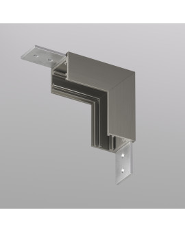 TR5732-DN Угловой элемент для трека SHINE BASE 90° стена-потолок, темный никель, алюминий TR5732-DN Угловой элемент для трека SHINE BASE 90° стена-потолок, темный никель, алюминий