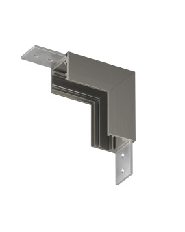 TR5732-DN Угловой элемент для трека SHINE BASE 90° стена-потолок, темный никель, алюминий TR5732-DN Угловой элемент для трека SHINE BASE 90° стена-потолок, темный никель, алюминий