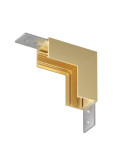 TR5732-SB Угловой элемент для трека SHINE BASE 90° стена-потолок, сатинированная латунь, алюминий TR5732-SB Угловой элемент для трека SHINE BASE 90° стена-потолок, сатинированная латунь, алюминий