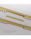 TR5736-SB Декоративная заглушка желоба трека SHINE BASE, 20см, сатинированная латунь, алюминий TR5736-SB Декоративная заглушка желоба трека SHINE BASE, 20см, сатинированная латунь, алюминий
