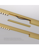 TR5736-SB Декоративная заглушка желоба трека SHINE BASE, 20см, сатинированная латунь, алюминий TR5736-SB Декоративная заглушка желоба трека SHINE BASE, 20см, сатинированная латунь, алюминий