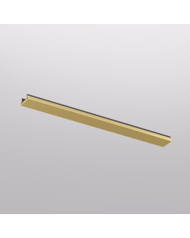 TR5736-SB Декоративная заглушка желоба трека SHINE BASE, 20см, сатинированная латунь, алюминий