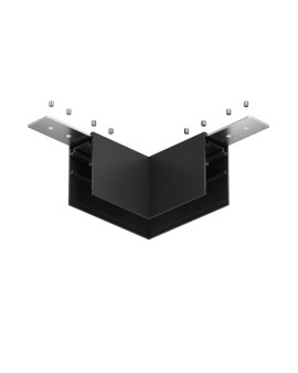 Угловой элемент потолок-потолок накладного/подвесного трека SMART 48V черный Угловой элемент потолок-потолок накладного/подвесного трека SMART 48V черный